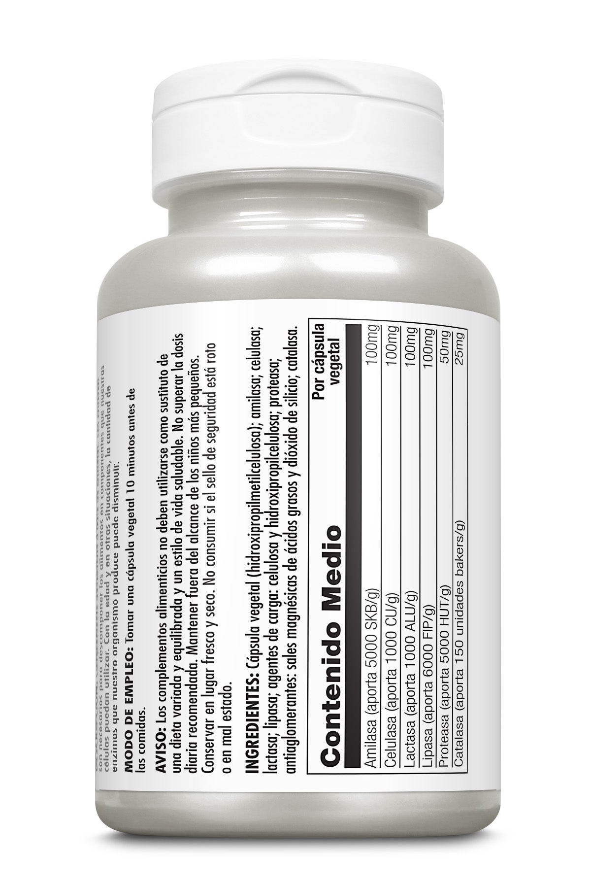 ABSORB-N-ZYME - 90 VEGCAPS - Imagen 2