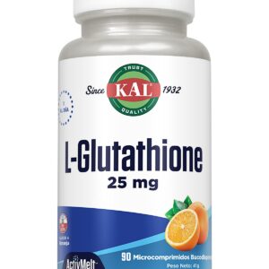 L-GLUTATION 25MG - 90COMPRIMIDOS SUBLINGUALES SABOR NARANJA