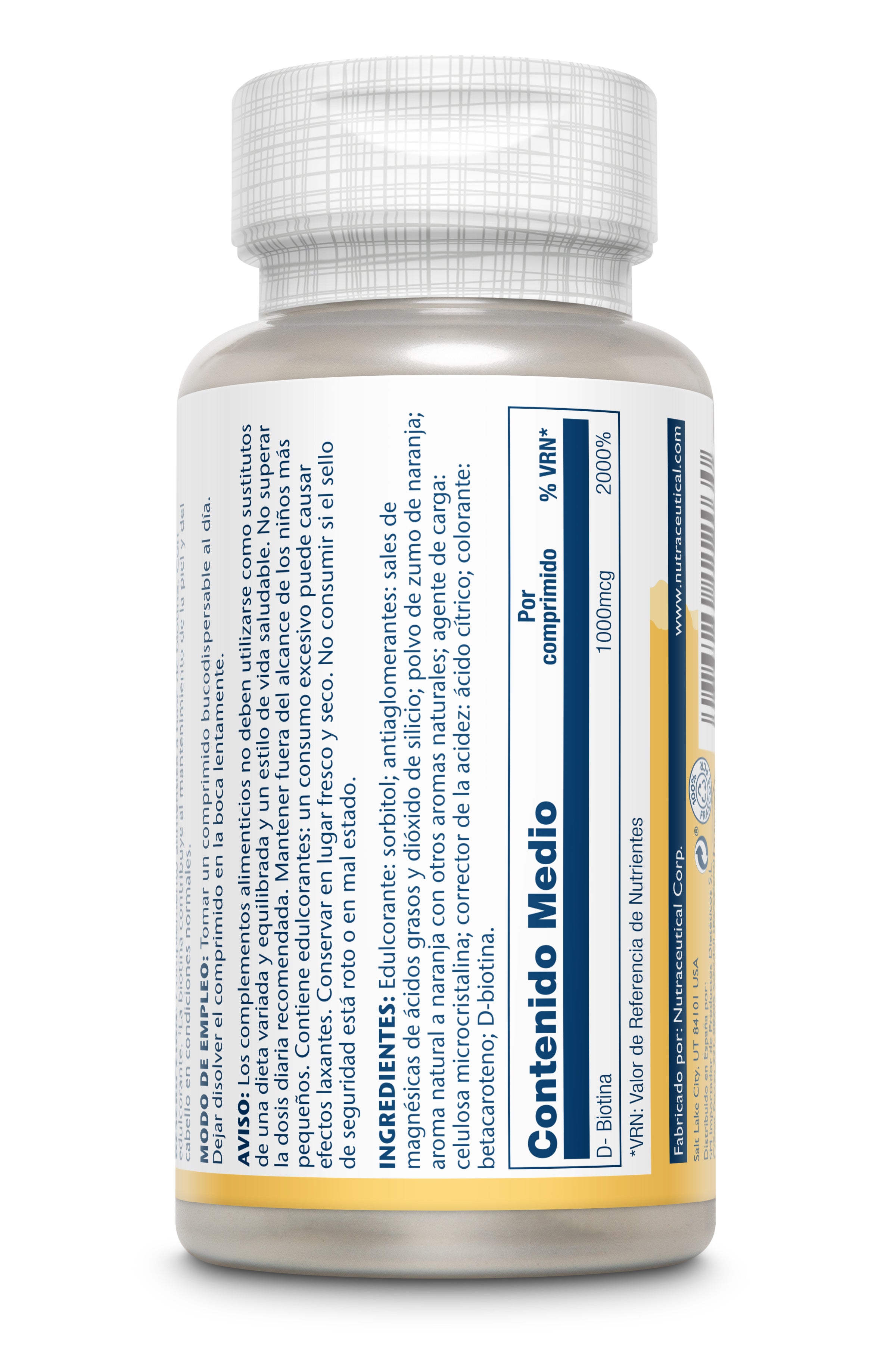 BIOTINA - 100 COMPRIMIDOS SUBLINGUALES - Imagen 2