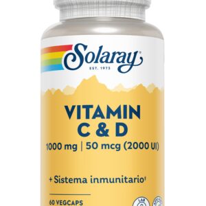 VITAMINA C & D - 60 VEGCAPS