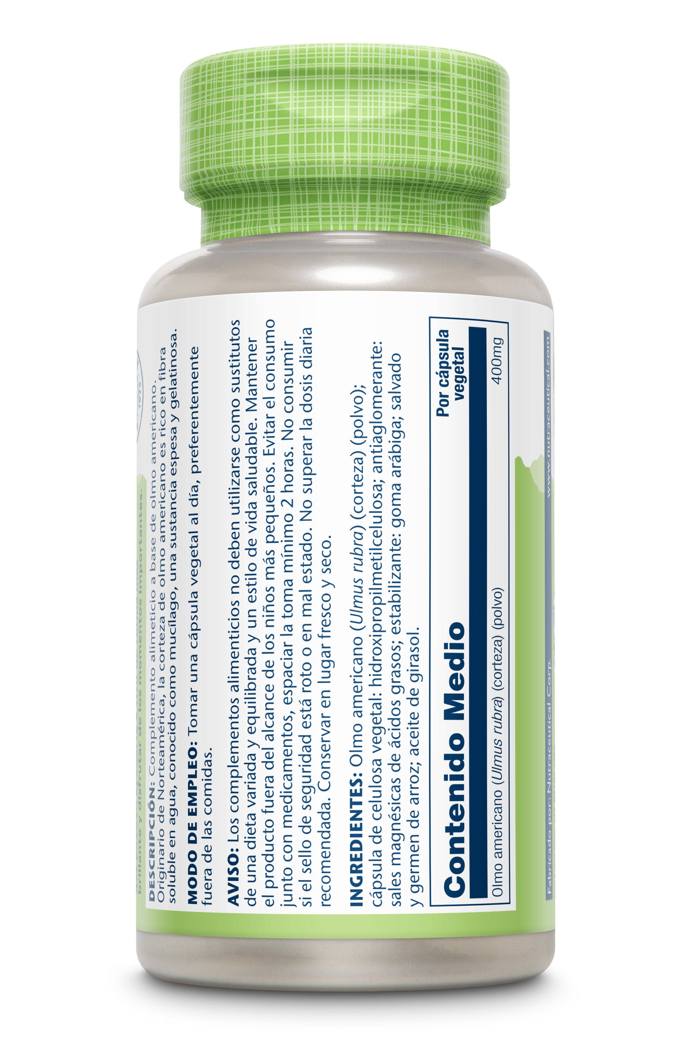 SLIPPERY ELM (OLMO AMERICANO) - 100 VEGCAPS - Imagen 2