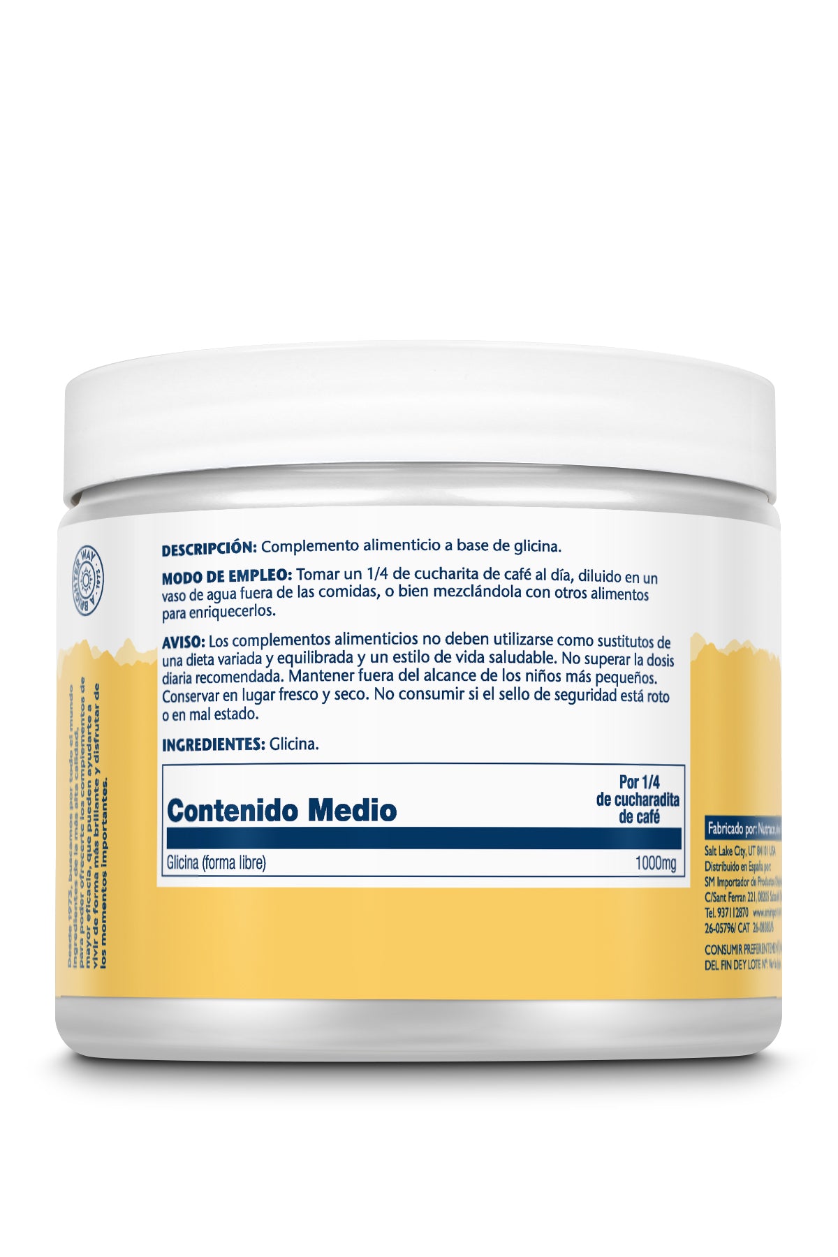 GLYCINE POLVO - 1000 MG /400 DOSIS - Imagen 2