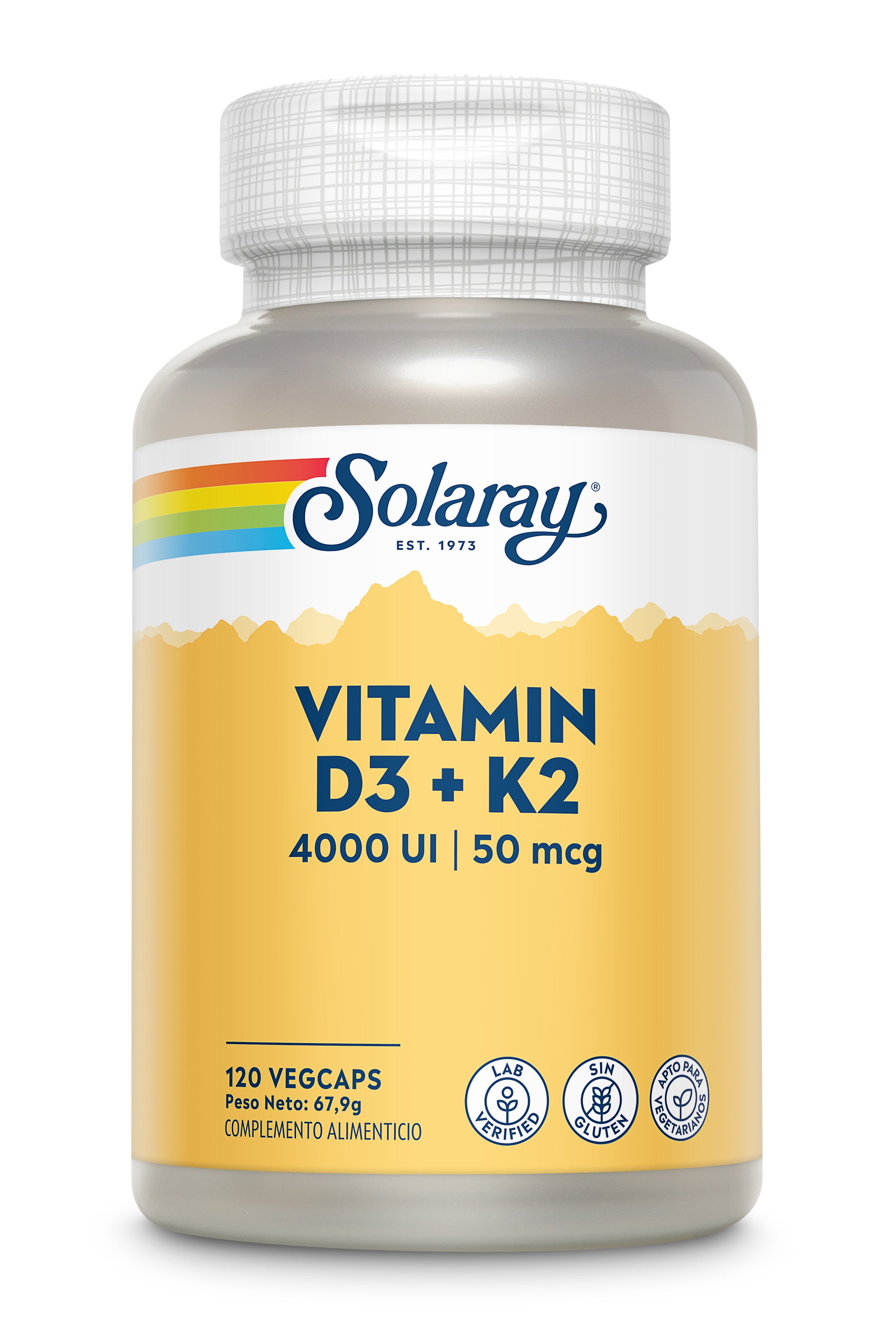 VITAMINA D3 & K2 - 60 & 120 VEGACPS - Imagen 2