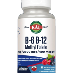 B6 & B12 METHYL FOLATE - 60 MICROTABLETAS