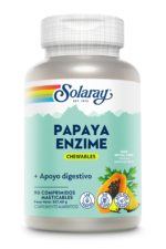 PAPAYA ENZYME - 90 COMP.MASTICABLES SABOR TROPICAL