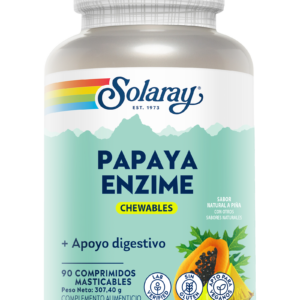 PAPAYA ENZYME - 90 COMP.MASTICABLES SABOR TROPICAL