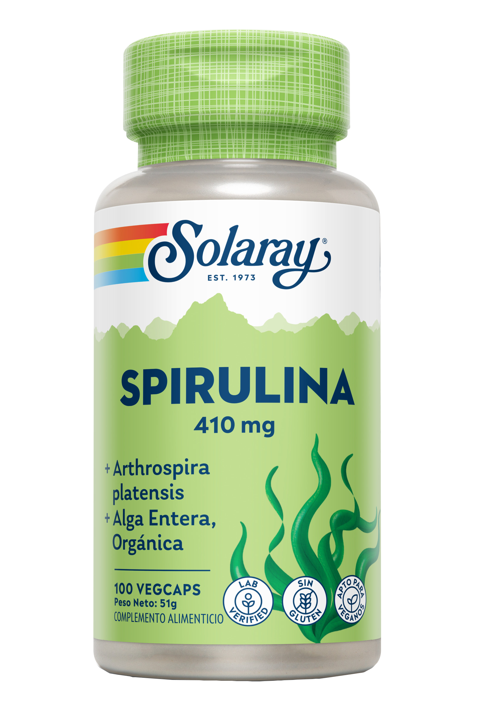 SPIRULINA - 100 VEGCAPS