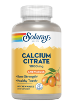 CALCIO CITRATO 1000 MG - 60 COMPRIMIDOS  MASTICABLES SABOR NARANJA