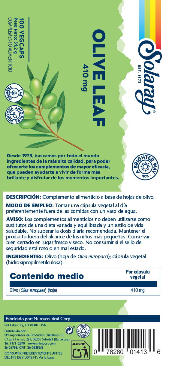 OLIVE LEAF - 100 VEGCAPS - Imagen 2