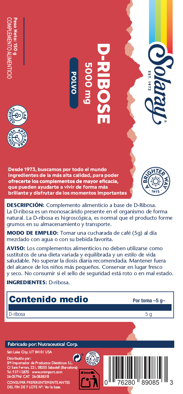 D-RIBOSE - 150G / 30 TOMAS - Imagen 2