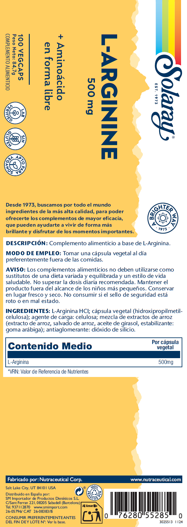 L-ARGININE - 100 VEGCAPS - Imagen 2