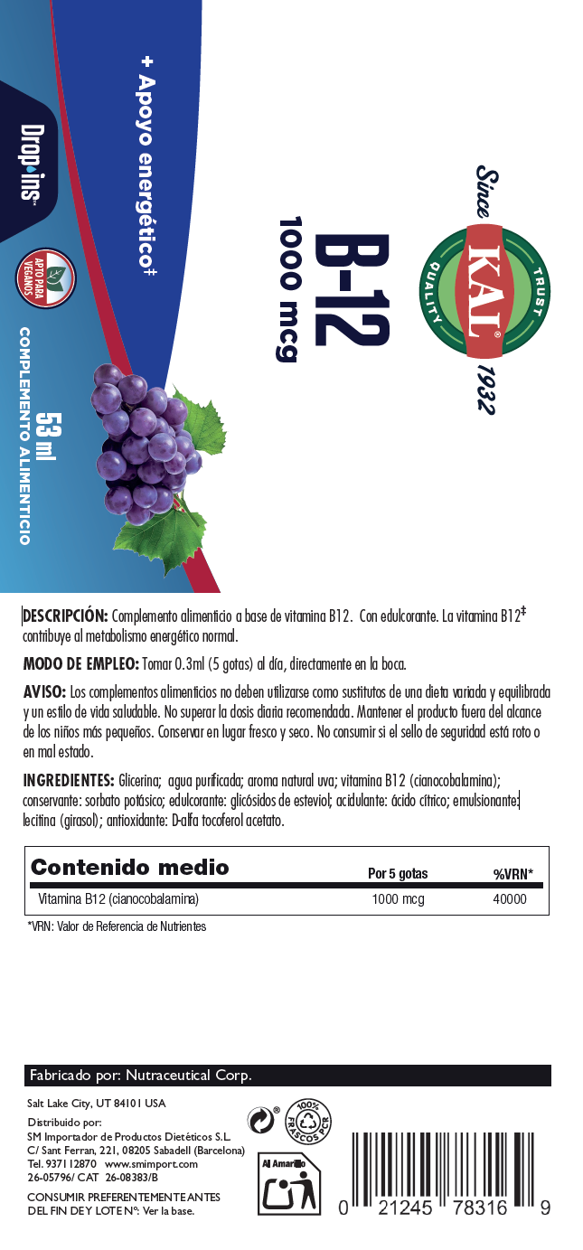 VITAMINA B-12 (VEGETARIAN) - 59 ML - Imagen 2