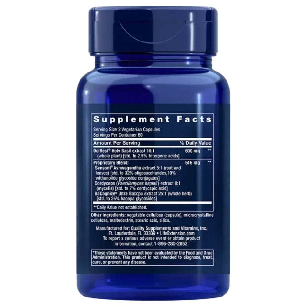 Life Extension Adrenal Energy Formula - 120 Cápsulas - Imagen 2