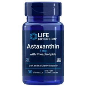 Life Extension Astaxantina 4 mg con fosfolípidos - 30 cápsulas blandas