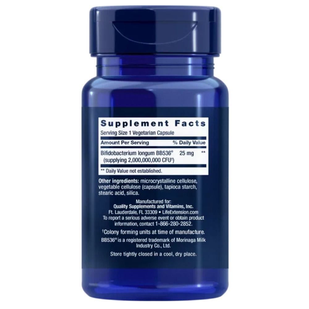 Life Extension Bifido GI Balance - 60 cápsulas vegetales - Imagen 2