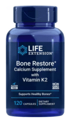 Life Extension Bone Restore con Vitamina K2 - 120 Cápsulas