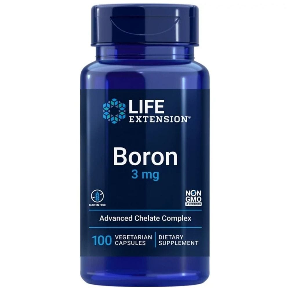 Life Extension Boro 3 mg - 100 Cápsulas Vegetales