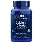 Life Extension Citrato de Calcio con Vitamina D - 200 Cápsulas