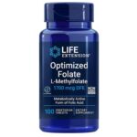 Life Extension Folato Optimizado Mejorado 1700 mcg - 100 Tabletas
