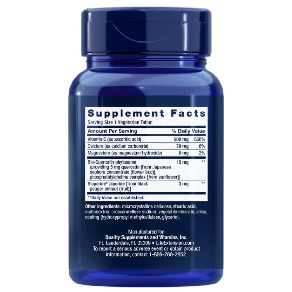 Life Extension Fast-C ® y Bio-Quercetin Phytosome - 60 Tabletas - Imagen 2