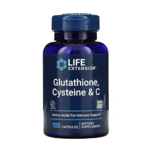 Life Extension Glutatión, Cisteína y C - 100 cápsulas