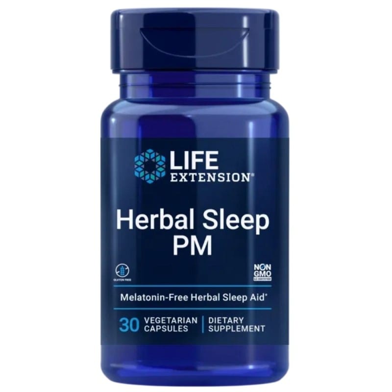 Life Extension Herbal Sleep PM - 30 Cápsulas