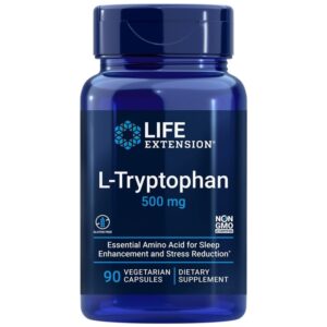 Life Extension L-Triptófano 500 mg - 90 Cápsulas
