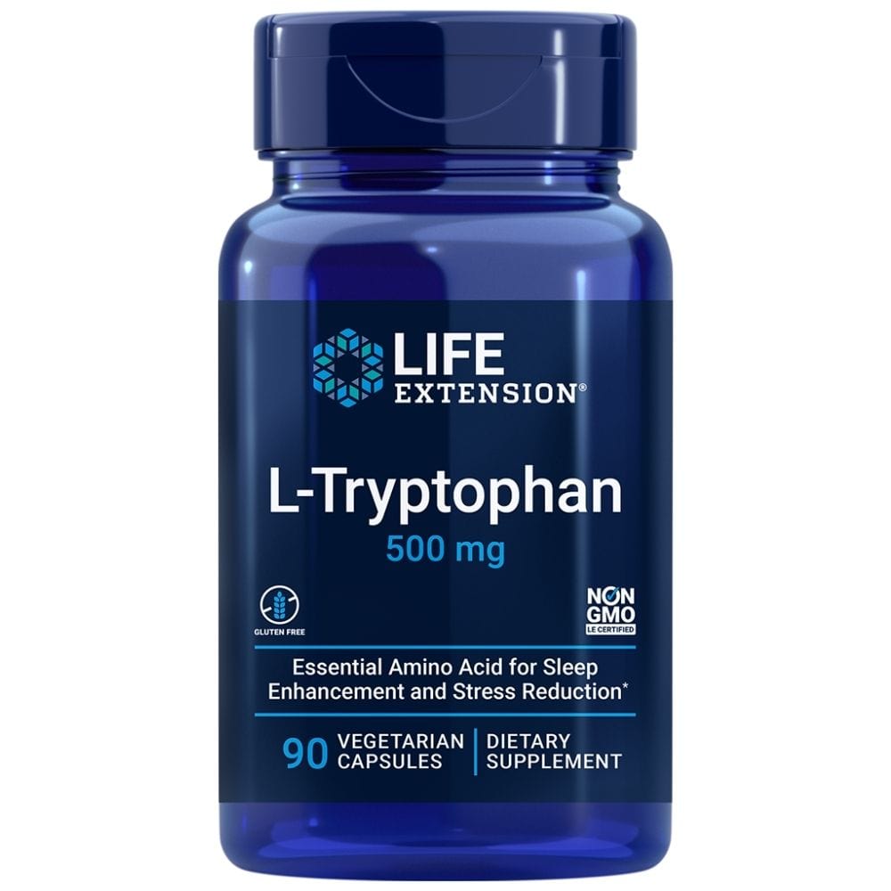 Life Extension L-Triptófano 500 mg - 90 Cápsulas