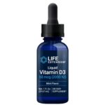Life Extension Vitamina D3 líquida 2000 UI, Menta - 29,57 ml