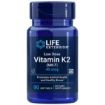 Life Extension Baja Dosis de Vitamina K2 (MK-7) 45 mcg - 90 Cápsulas Blandas
