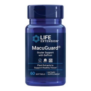 Life Extension MacuGuard ® Apoyo Ocular con Azafrán - 60 Cápsulas Blandas