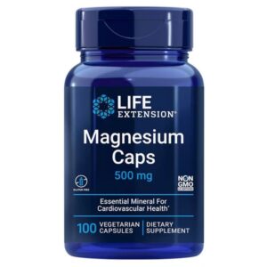 Life Extension Magnesio Caps 500 mg - 100 Cápsulas Vegetales