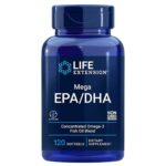 Life Extension Mega EPA/DHA - 120 cápsulas blandas