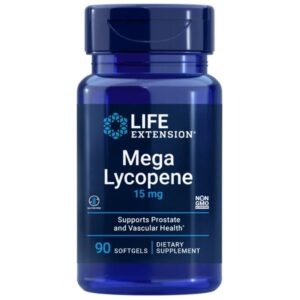 Life Extension Mega Licopeno 15 mg - 90 cápsulas blandas