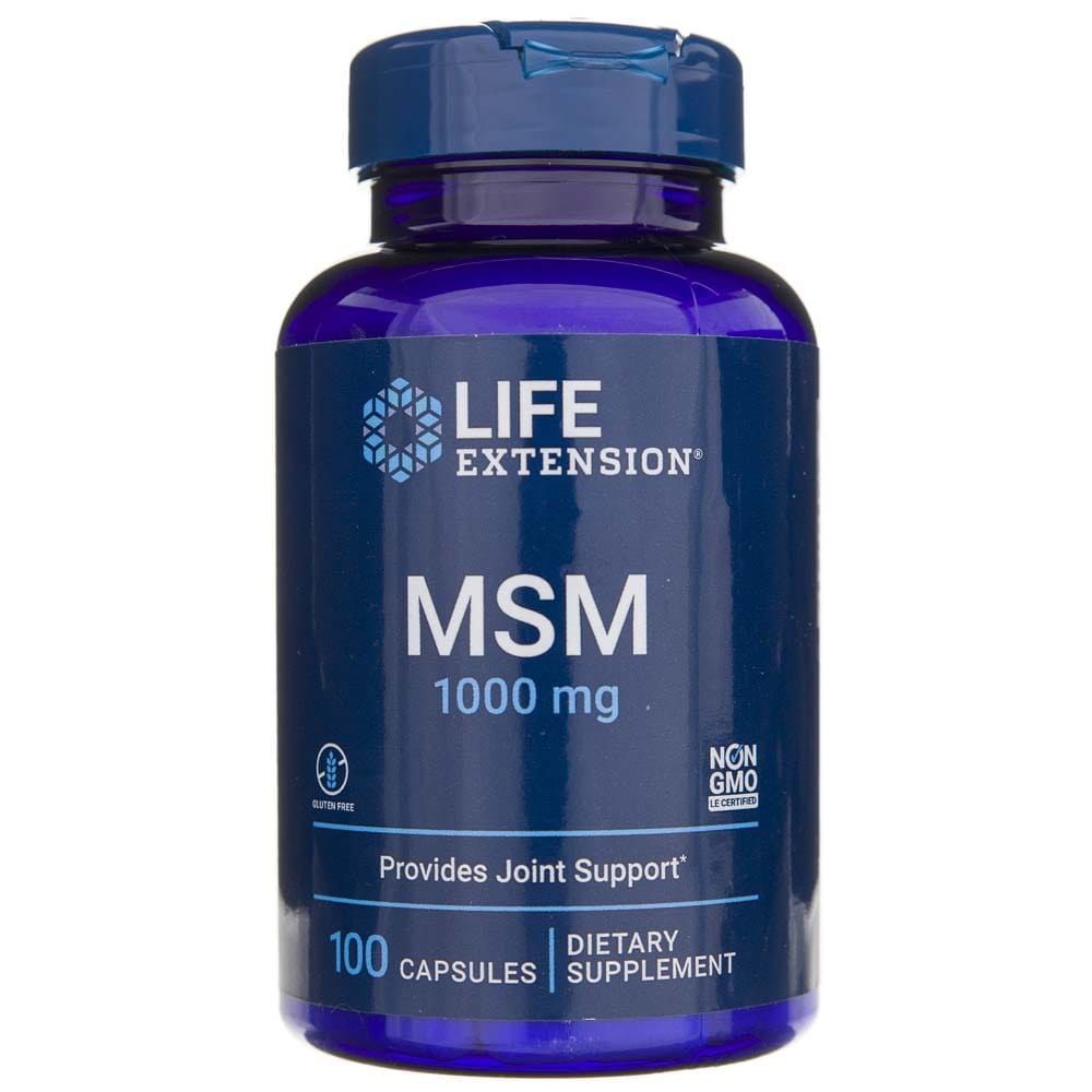 Life Extension MSM 1000 mg - 100 cápsulas