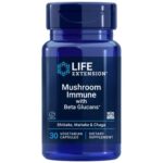 Life Extension Mushroom Immune con Beta Glucanos - 30 Cápsulas