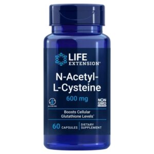 Life Extension N-Acetil-L-Cisteína (NAC) 600 mg - 60 Cápsulas