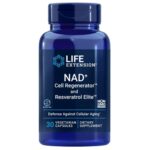 Life Extension NAD+ Cell Regenerator™ y Resveratrol Elite™ 300 mg - 30 Cápsulas Vegetales