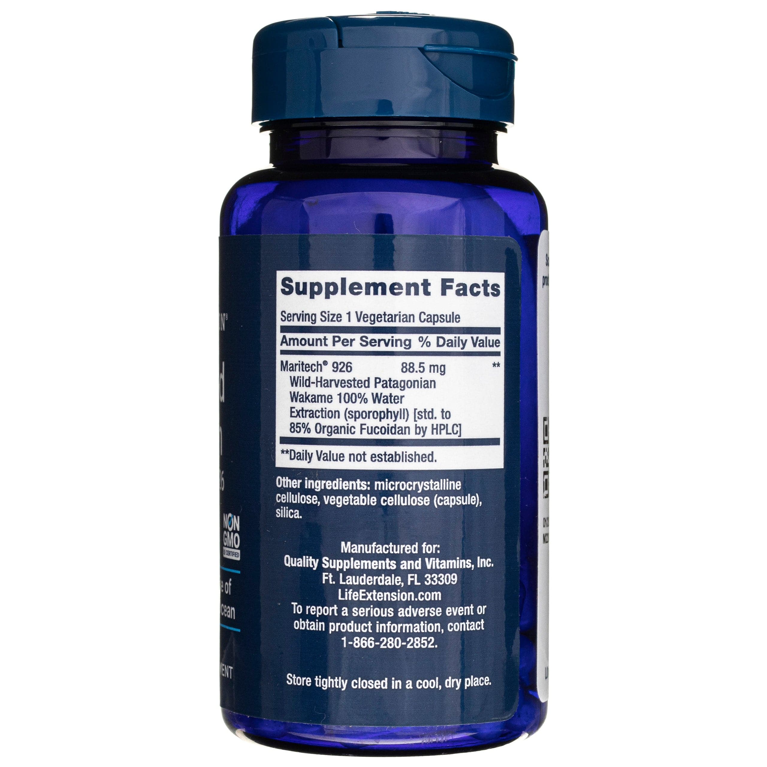 Life Extension Fucoidan Optimizado con Maritech ® 926 - 60 Cápsulas Vegetales - Imagen 2