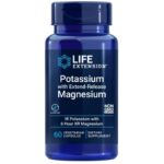 Life Extension Potasio con magnesio de liberación prolongada - 60 cápsulas