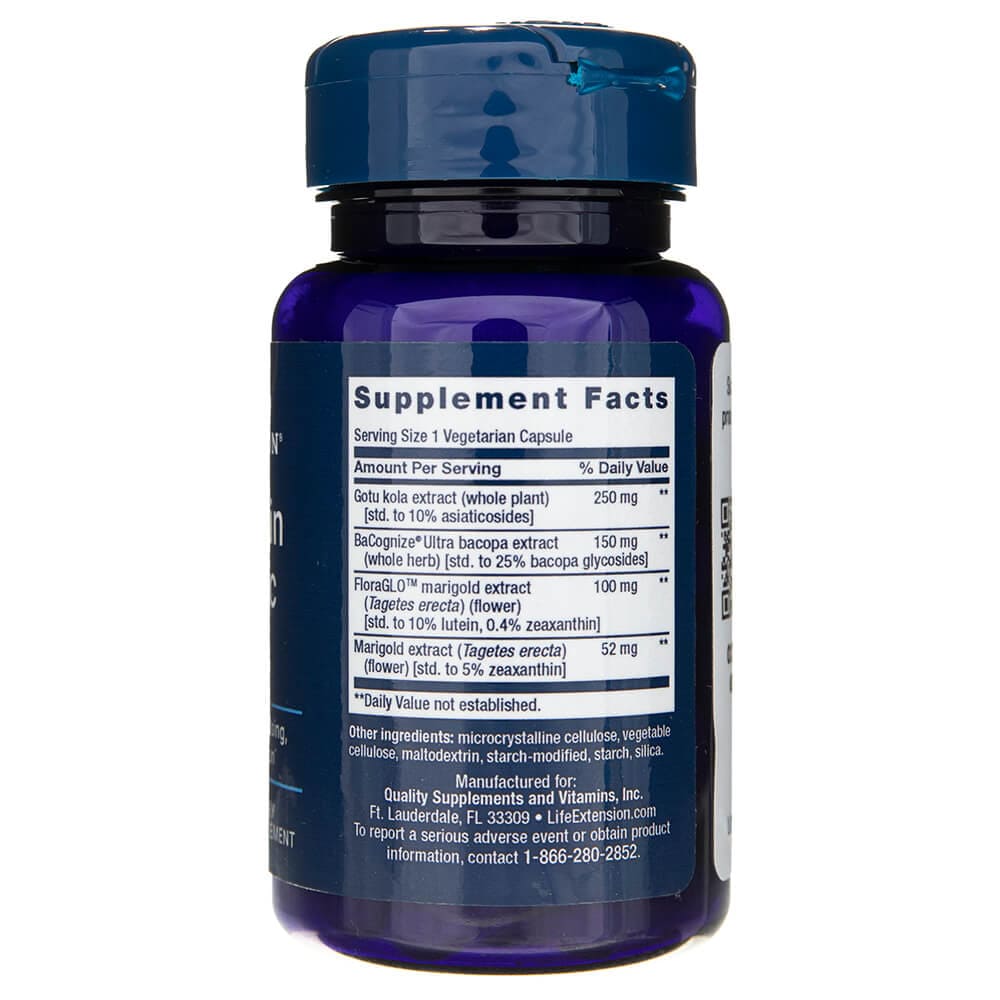 Life Extension Quick Brain Nootropic - 30 cápsulas vegetales - Imagen 2