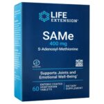 Life Extension SAMe S-Adenosil-Metionina 400 mg - 60 Tabletas