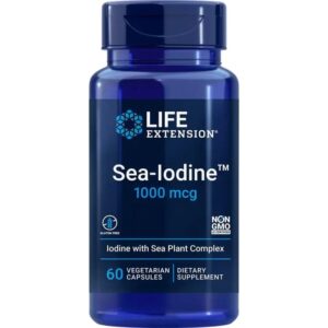 Life Extension Yodo Marino 1000 mcg - 60 Cápsulas Vegetales