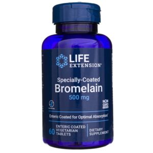 Life Extension Bromelina Especialmente Recubierta 500 mg - 60 Tabletas