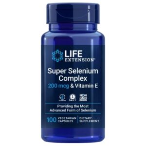 Life Extension Super Selenium Complex 200 mcg & Vitamina E - 100 Cápsulas Vegetales