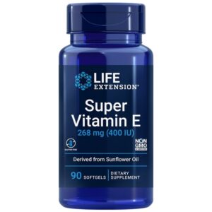 Life Extension Super Vitamina E 268 mg - 90 Cápsulas blandas