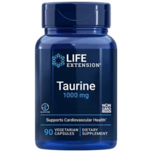 Life Extension Taurina 1000 mg - 90 cápsulas vegetales