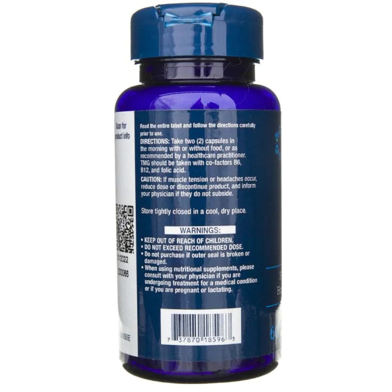 Life Extension TMG 500 mg - 60 Cápsulas Vegetales - Imagen 3