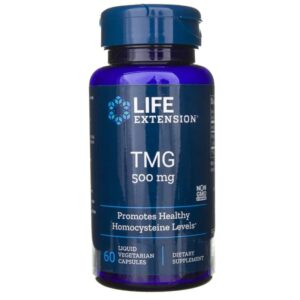 Life Extension TMG 500 mg - 60 Cápsulas Vegetales