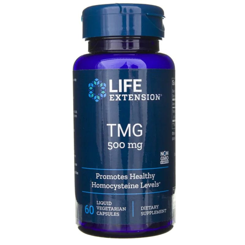 Life Extension TMG 500 mg - 60 Cápsulas Vegetales